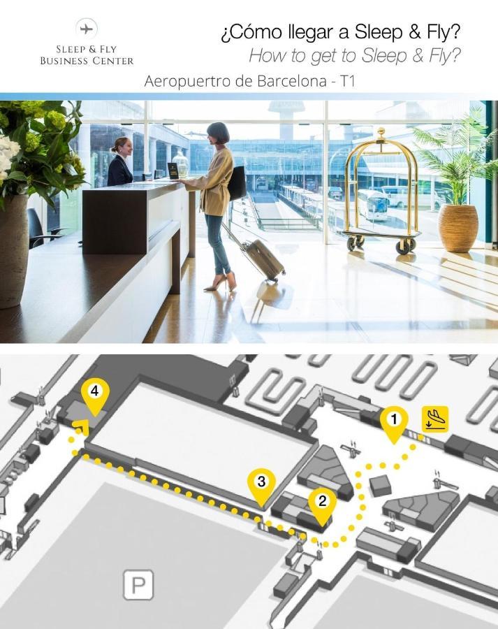 Sleep&Fly Hotel El Prat de Llobregat Eksteriør billede